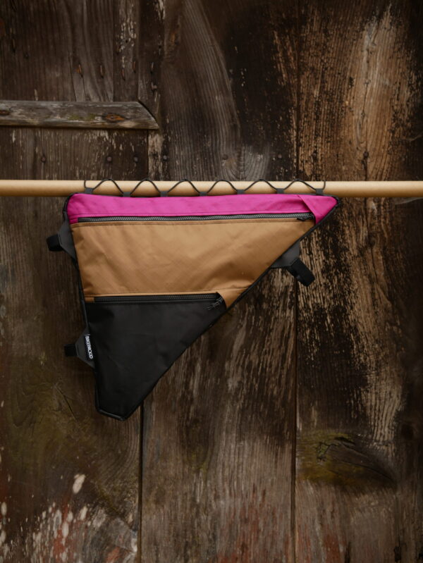 Bolsa bikepacking de cuadro a medida