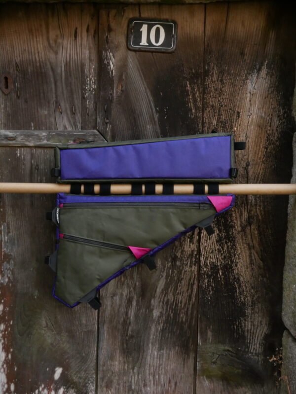 Bolsa bikepacking de cuadro a medida