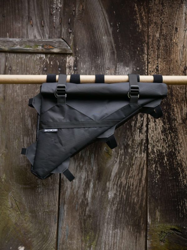 frame bag roll top black