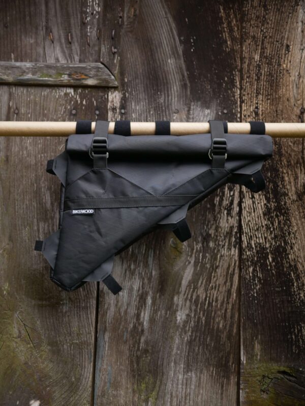 frame bag roll top black